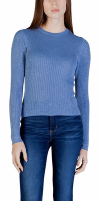 Blue Viscose Sweatshirt
