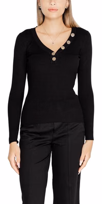 Black Viscose Sweatshirt