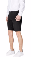 Black Polyamide Bermuda Shorts 3
