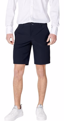 Blue Polyamide Bermuda Shorts