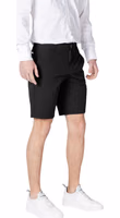 Black Polyamide Bermuda Shorts 4