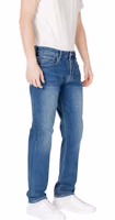 Blue Cotton Skinny Jeans 4