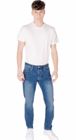 Blue Cotton Skinny Jeans 5