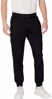 Black Cotton Joggers (Workout Pants)