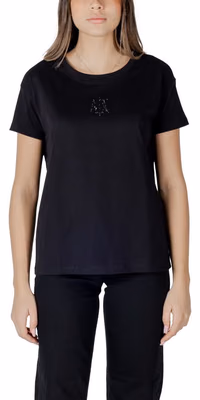 Black Cotton T-Shirt