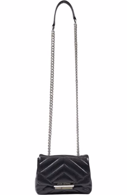 Black Polyester Handbag