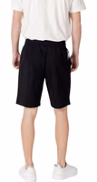 Black Cotton Bermuda Shorts 2