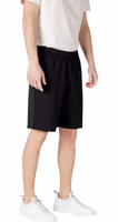 Black Cotton Bermuda Shorts 4