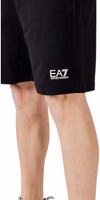 Black Cotton Bermuda Shorts 5