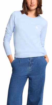 Blue Viscose Sweatshirt