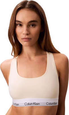 Beige Cotton Bra