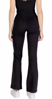 Black Viscose Flared Pants 2