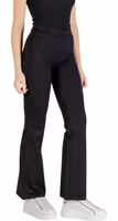 Black Viscose Flared Pants 4