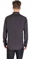 Black Elastane Dress Shirt 2