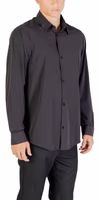 Black Elastane Dress Shirt 3