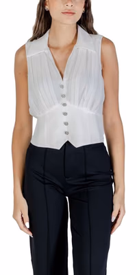 White Polyester Blouse