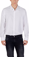 Cream Elastane Dress Shirt 5