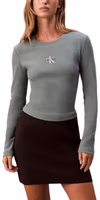 Bicolor Cotton Long Sleeve T-Shirt 1
