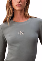 Bicolor Cotton Long Sleeve T-Shirt 2
