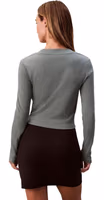 Bicolor Cotton Long Sleeve T-Shirt 4