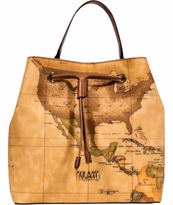 Beige Leather Handbag