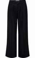 Black Viscose Casual Pants 2
