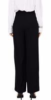 Black Viscose Casual Pants 3