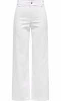 White Cotton Flared Pants 2