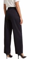 Black Cotton Casual Pants 3