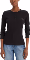 Black Cotton Long Sleeve T-Shirt 1
