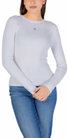 White Cotton Long Sleeve T-Shirt 1