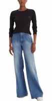 Black Cotton Long Sleeve T-Shirt 3