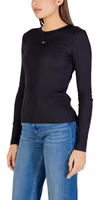 Black Cotton Long Sleeve T-Shirt 4