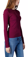 Bordeaux Cotton Long Sleeve T-Shirt 4
