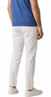 Beige Cotton Skinny Jeans 2