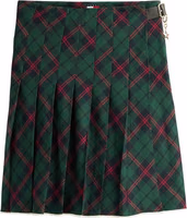 Bicolor Cotton Mini Skirt 2