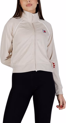 Beige Recycled Polyester Sweatshirt