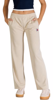Beige Recycled Polyester Joggers (Workout Pants)