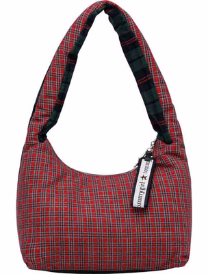 Bicolor Cotton Handbag