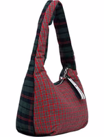 Bicolor Cotton Handbag 2