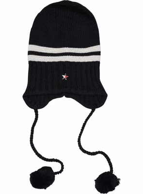 Black And White Recycled Wool Cap (Baseball Hat)