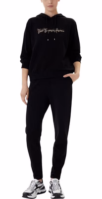 Black Cotton Tracksuit