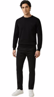 Black Cotton Skinny Pants 3