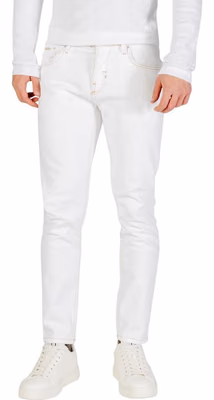 White Cotton Skinny Jeans