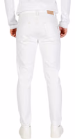 White Cotton Skinny Jeans 2