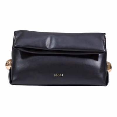Black Polyethylene Clutch Bag