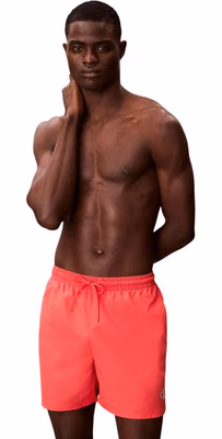 Orange Recycled Polyester Swim Shorts