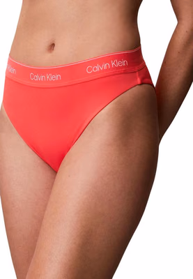 Orange Recycled Polyester Swim Briefs
