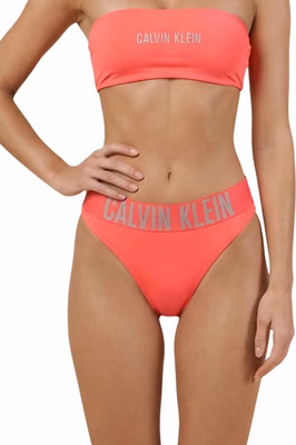 Orange Recycled Polyester Swim Briefs