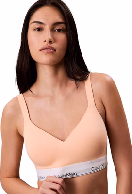 Orange Cotton Bra